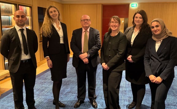 Finalists and judges of the inaugural RBA Tax Moot gathered at the Inn