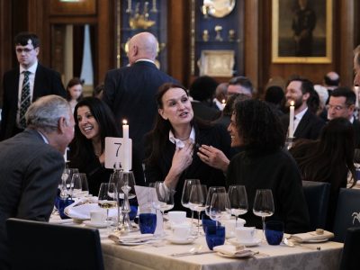 Members dining by candlelight in Hall at the Ordinary Dining Night on 12 May 2026